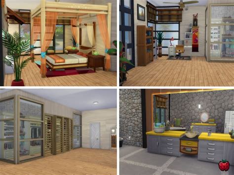 The Sims Resource Caspian House No Cc By Melapples • Sims 4 Downloads