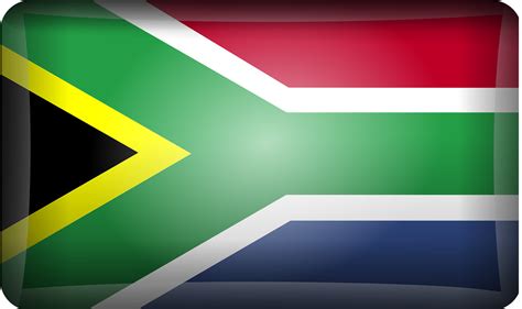 Africa Flag Glassy Glossy Png Picpng
