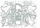 Coloring God Jesus Son Matt Crafts Ministry Superhero sketch template