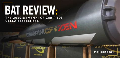 Bat Review: 2019 DeMarini CF Zen -10 USSSA Baseball Bat