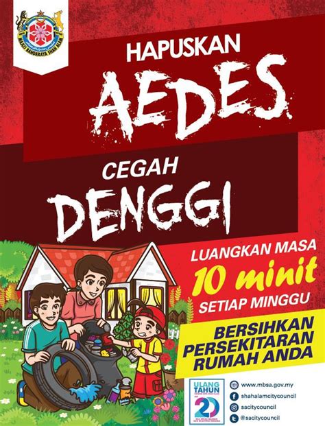Poster Nyamuk Aedes Pigura