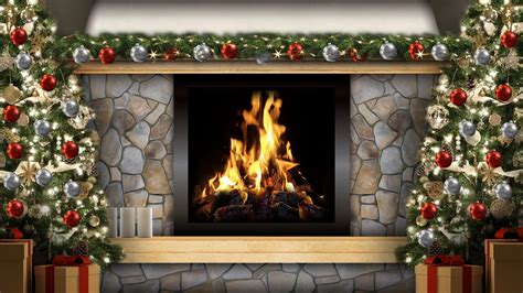 Christmas Fireplace Wallpapers 66 Background Pictures