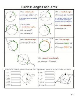 2 angle of abc = angle of adc. Worksheet Central Angles And Arcs Geometry Cp | schematic ...
