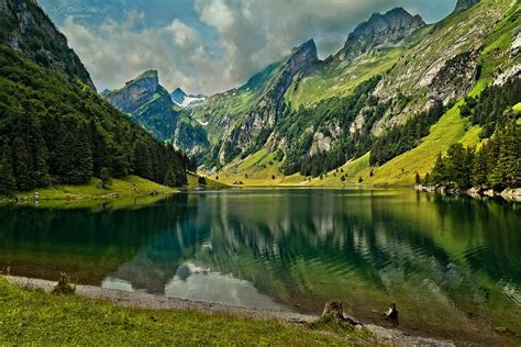 Seealpsee is a breathtaking alpine lake in switzerland. Alpstein, Seealpsee | Rita Eberle-Wessner | Flickr