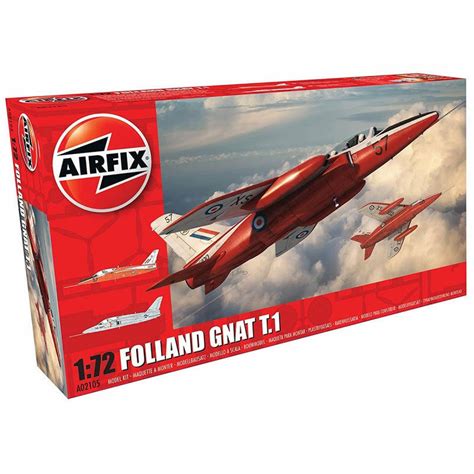 Airfix Folland Gnat T1 172 A02105 Game On Toymaster Store