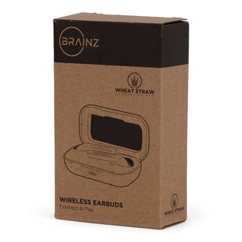 38514 BRAINZ Bluetooth Earbuds Wheatstraw Mailbox BRAINZ