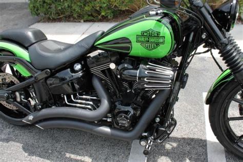 Harley davidson breakout 107 18reg custom willie g nardo grey vance and hines. 2015 Harley Breakout FXSB Custom Exhaust Blacked Out ...