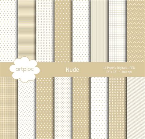 Papel Digital Nude Loja Artploc Elo Produtos Especiais