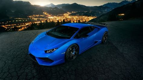 Blue Lamborghini Huracan Hd Wallpaper Wallpaperfx