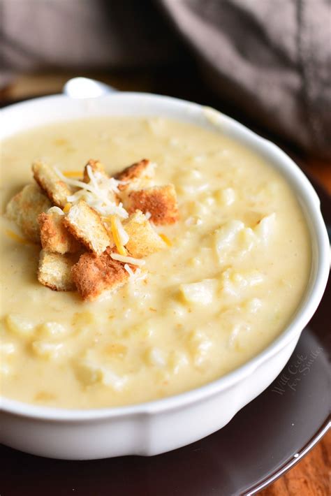 Cauliflower Cheese Soup This Simple Cauliflower Cheese Soup Takes Only
