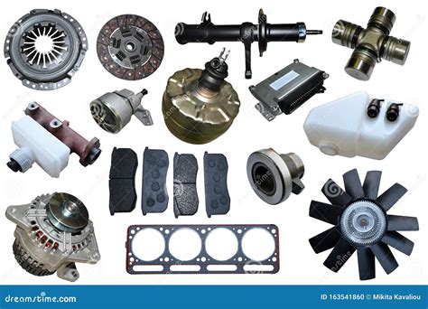 Car Assembled From New Spare Auto Parts Stock Photo Image Of Service