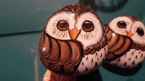 Easy Owl Rock Painting Ideas Rock Painting