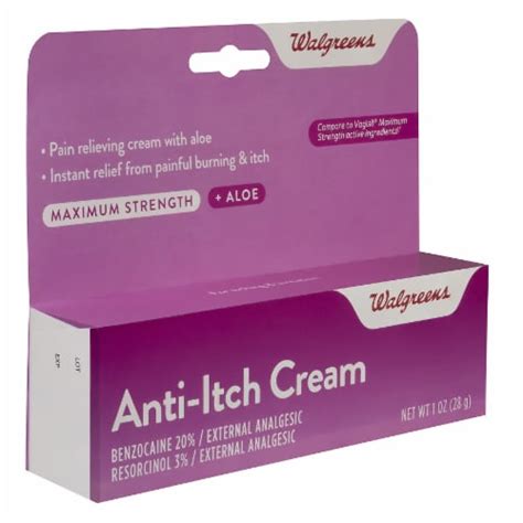 Walgreens Anti Itch Cream 1 Oz King Soopers