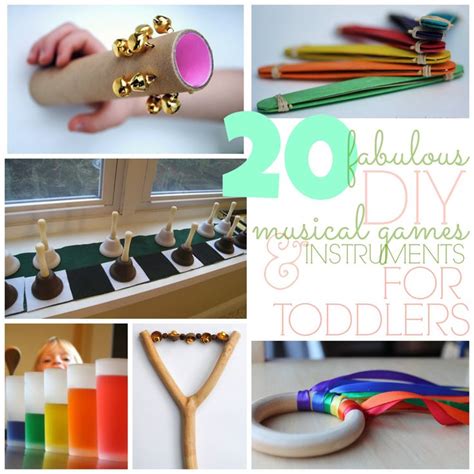 20 Fabulous Diy Musical Instruments For Kids Toddler Learning