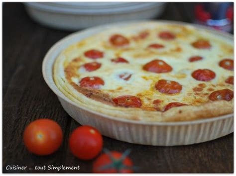 Tarte thon mozzarella tomate 1