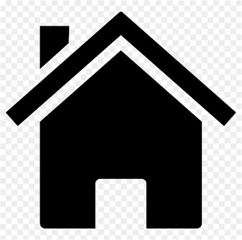 Home House Silhouette Icon Building Transparent Background Home Icon