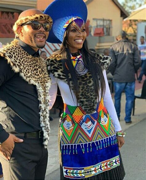 South African Couple In Beautiful Zulu Traditional Wedding Attire Clipkulture Clipkulture