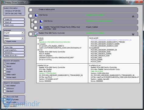 Snappy Driver Installer İndir Windows Sürücü Yükleme Ve Güncelleme