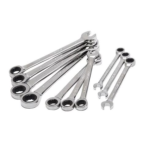 Husky Metric Ratcheting Combination Wrench Set 10 Piece The Home