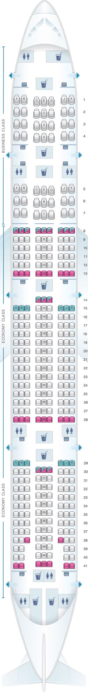 Boeing Er Seat Map Boeing Seat Map Philippine Airlines