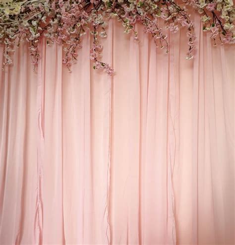 Pink Backdrop Draping Covers Decoration Hire