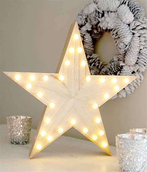 Wooden Carnival Star Light Clem And Co