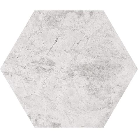 Hexagon Silver Clouds Polished Marble Waterjet Decos 5 2532×5 Marble