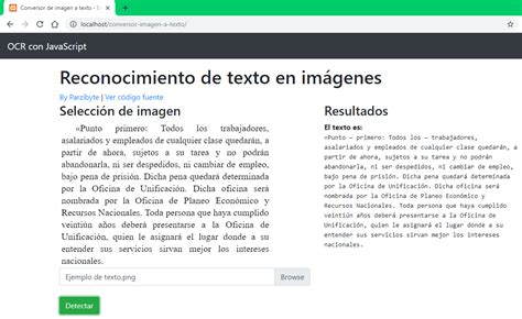 Extraer El Texto De Una Imagen Con Javascript Y Tesseract Js