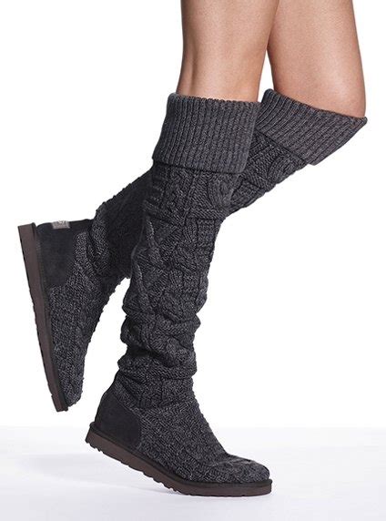ugg over the knee twisted cable boot