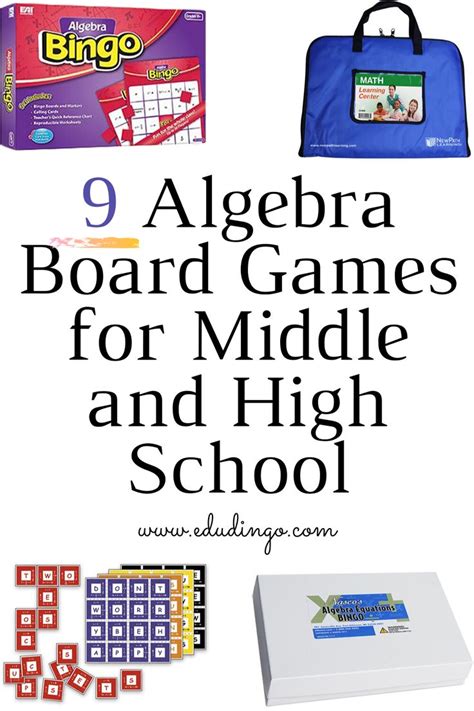 10 Algebra Board Games For Middle And High School Games For Middle