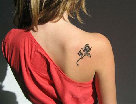 77 Small And Chic Tattoo Design Ideas Small Girl Tattoos Black Rose