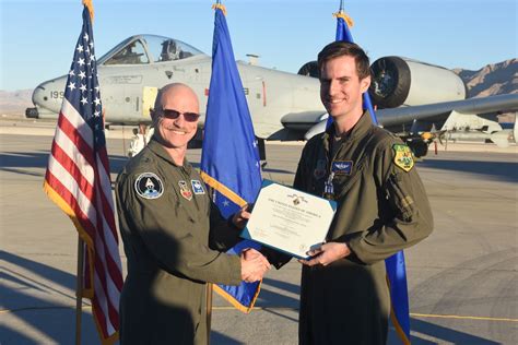 53rd Wing A 10c Pilot Receives The Distinguished Flying Cross For