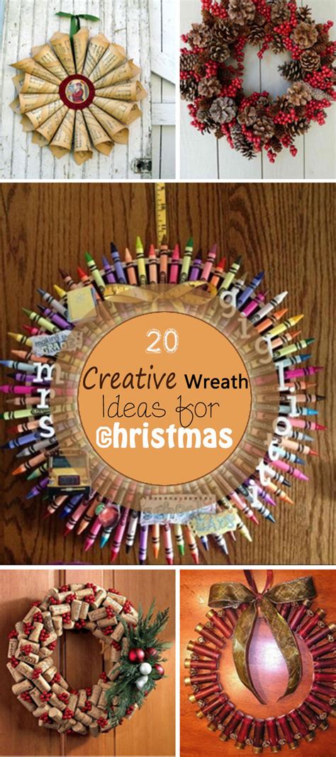 20 Creative Wreath Ideas For Christmas Hative
