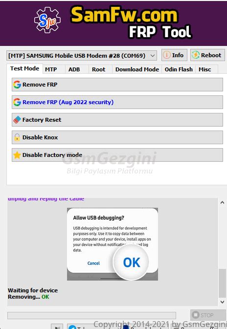 Program Tool Samfw Tool Çıktı Free Samsung Frp Tool GsmGezgini