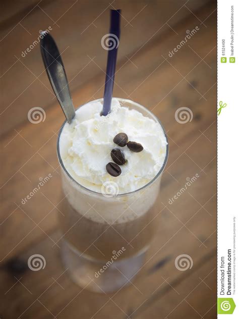 Irish Coffee With Whipped Cream Stock Photo Image Of Cappuccino Milk