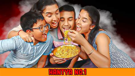 hantya no 1 chowmein challenge with nepali brother and sister youtube