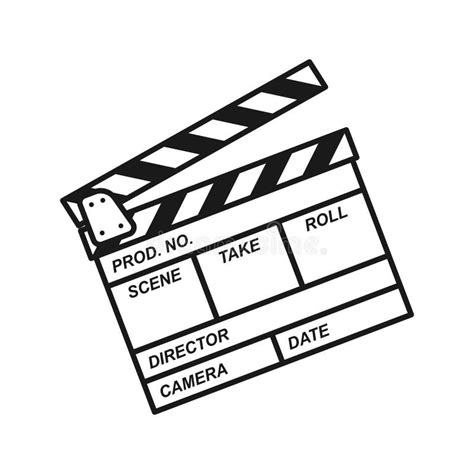 Clapperboard Draw Stock Illustrations 237 Clapperboard Draw Stock