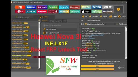 Huawei Nova I INE LX F Reset FRP Unlock Tool YouTube
