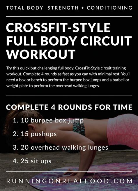 Full Body Conditioning Workout A Challenging Crossfit