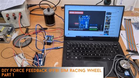 Diy Force Feedback Ffb Sim Racing Wheel Part Wiring Youtube