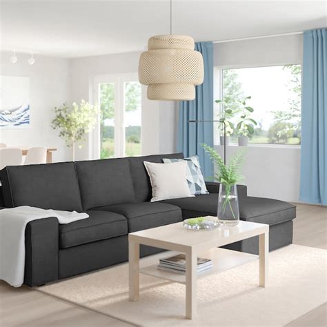 Their kivik sofa collection even comes with various styles and add on furniture, which includes chaise pieces, and even ottomans. KIVIK Sofa - with chaise, Hillared anthracite - IKEA