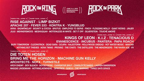 Rock Am Ring 2023 Programm Freitag