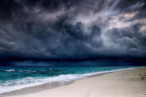 Tropical Storm Over The Caribbean Sea By Stevegeer