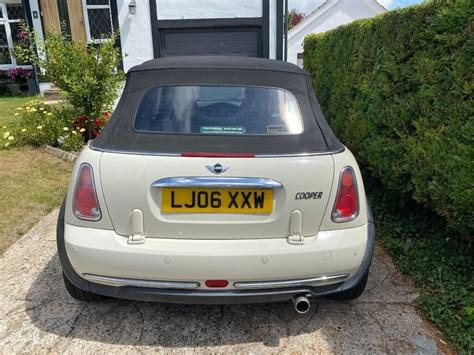 Mini Cooper Convertible 16 Cream White 78k Miles In Brighton