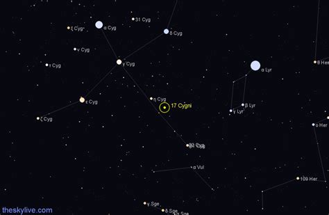 17 Cygni Star In Cygnus