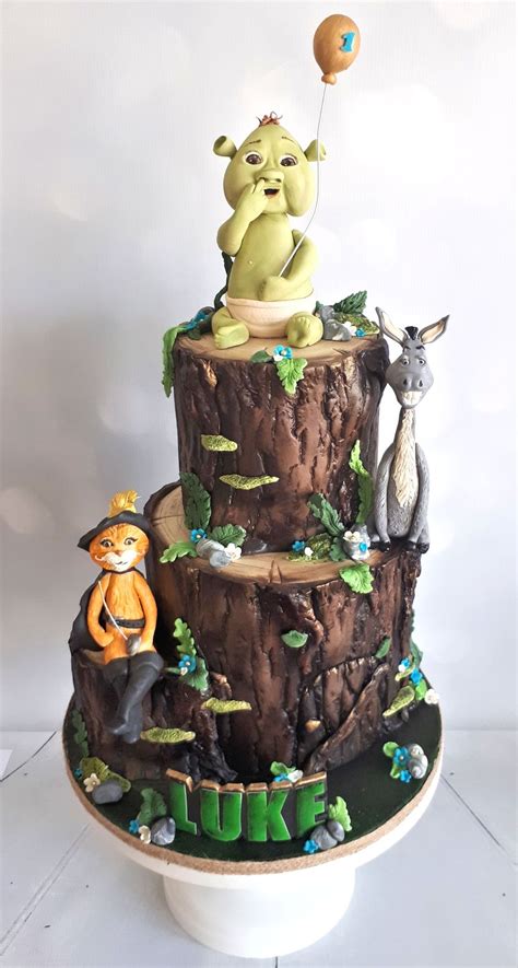 Shrek Birthday Cake