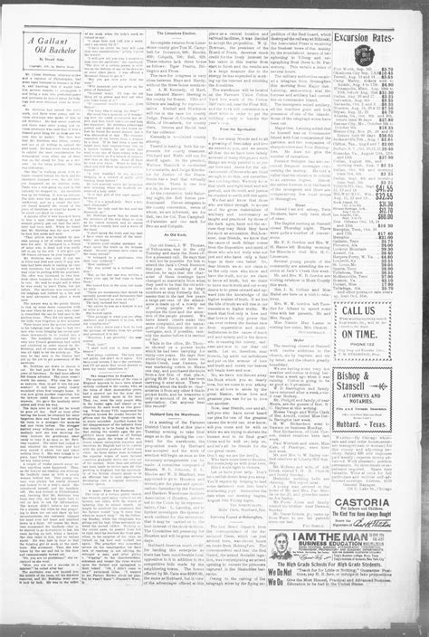The Hubbard City News Hubbard City Tex Vol 24 No 43 Ed 1