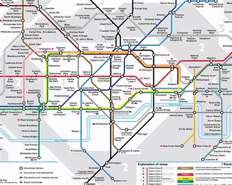 My Annotated Map Of London London Underground Tube Map O Flickr