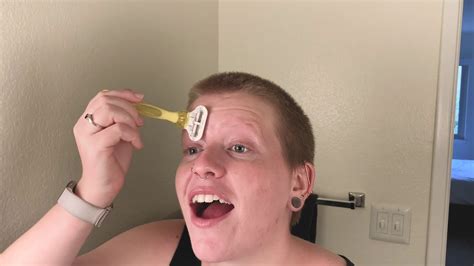 Shaving My Eyebrows Off For The First Time Youtube