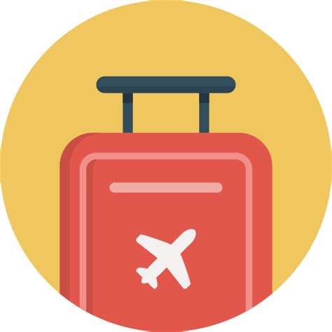 Travel Baggage Icon Png Transparent Background Free Download 24183